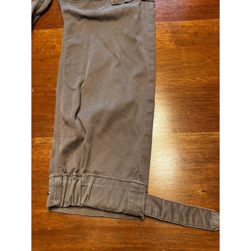 38 X 30 Du/er Live Free Adventure Pants Gray Stretch Snap Cuff Cargo - Picture 2 of 10